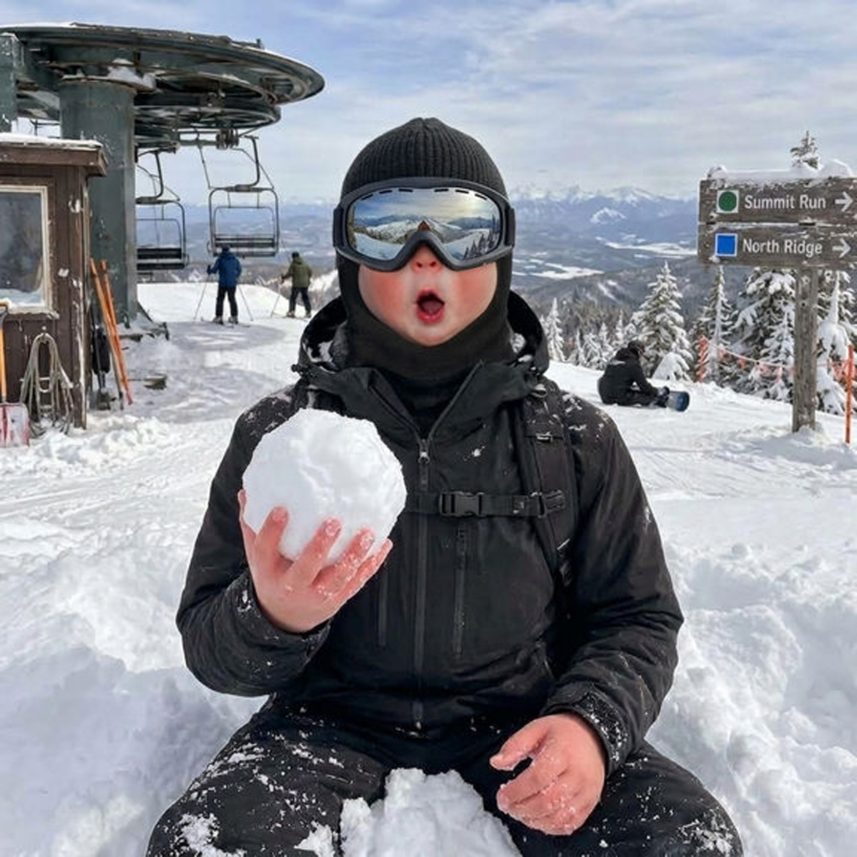 Baby Face Ski Mask – Funny 3D Face Balaclava for Skiing & Snowboarding 3 3D Baby Face Ski Mask – Funny Full Face Balaclava for Skiing