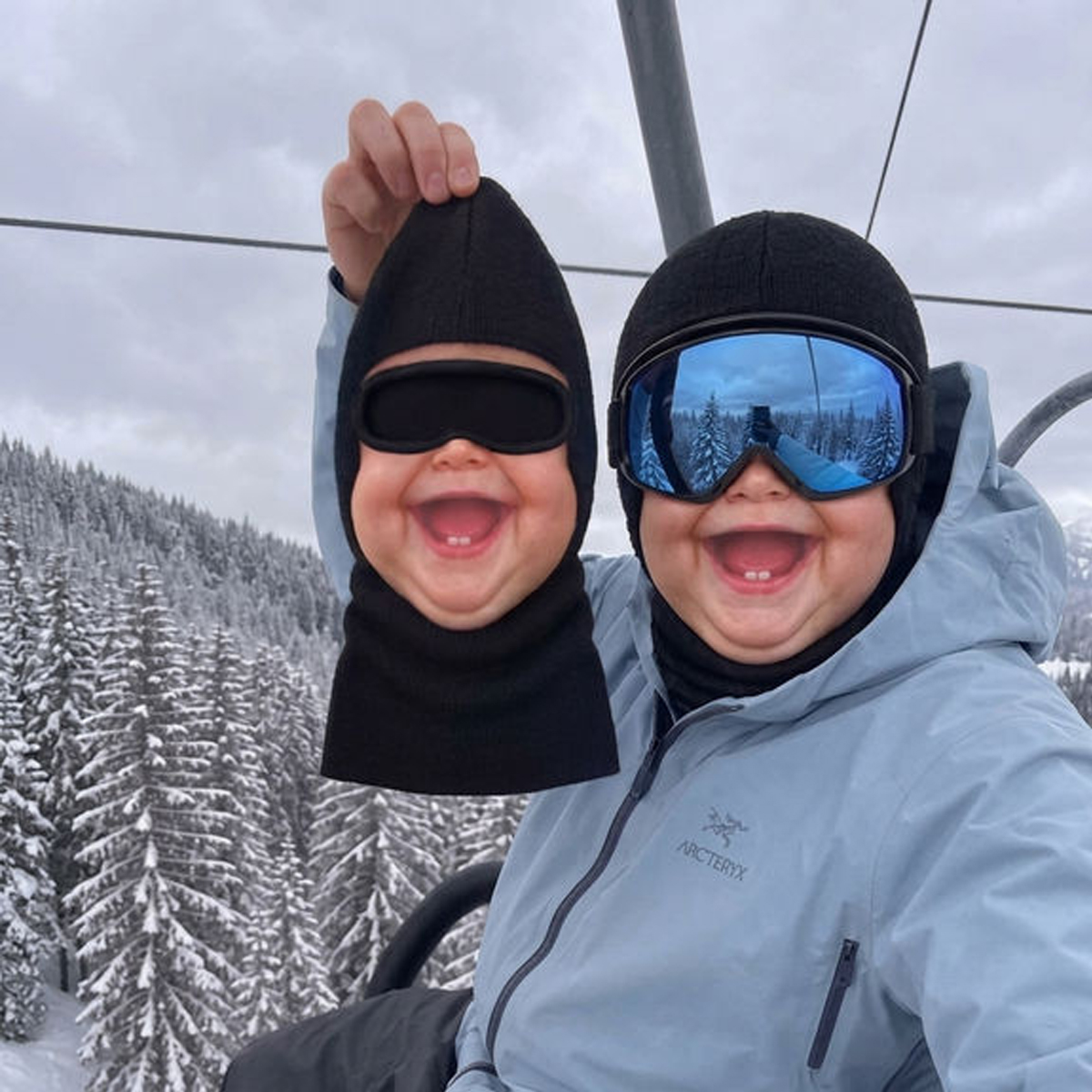 Baby Face Ski Mask – Funny 3D Face Balaclava for Skiing & Snowboarding 4 Baby Face Ski Mask – Funny 3D Face Balaclava for Skiing