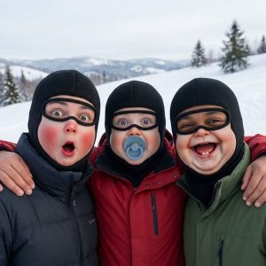 Funny Baby Face Balaclava – Novelty Ski Mask for Winter Sports Funny Baby Face Balaclava – Novelty Ski Mask for Winter Sports