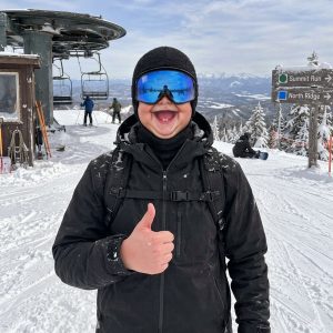 Baby Face Ski Mask – Funny 3D Face Balaclava for Skiing & Snowboarding